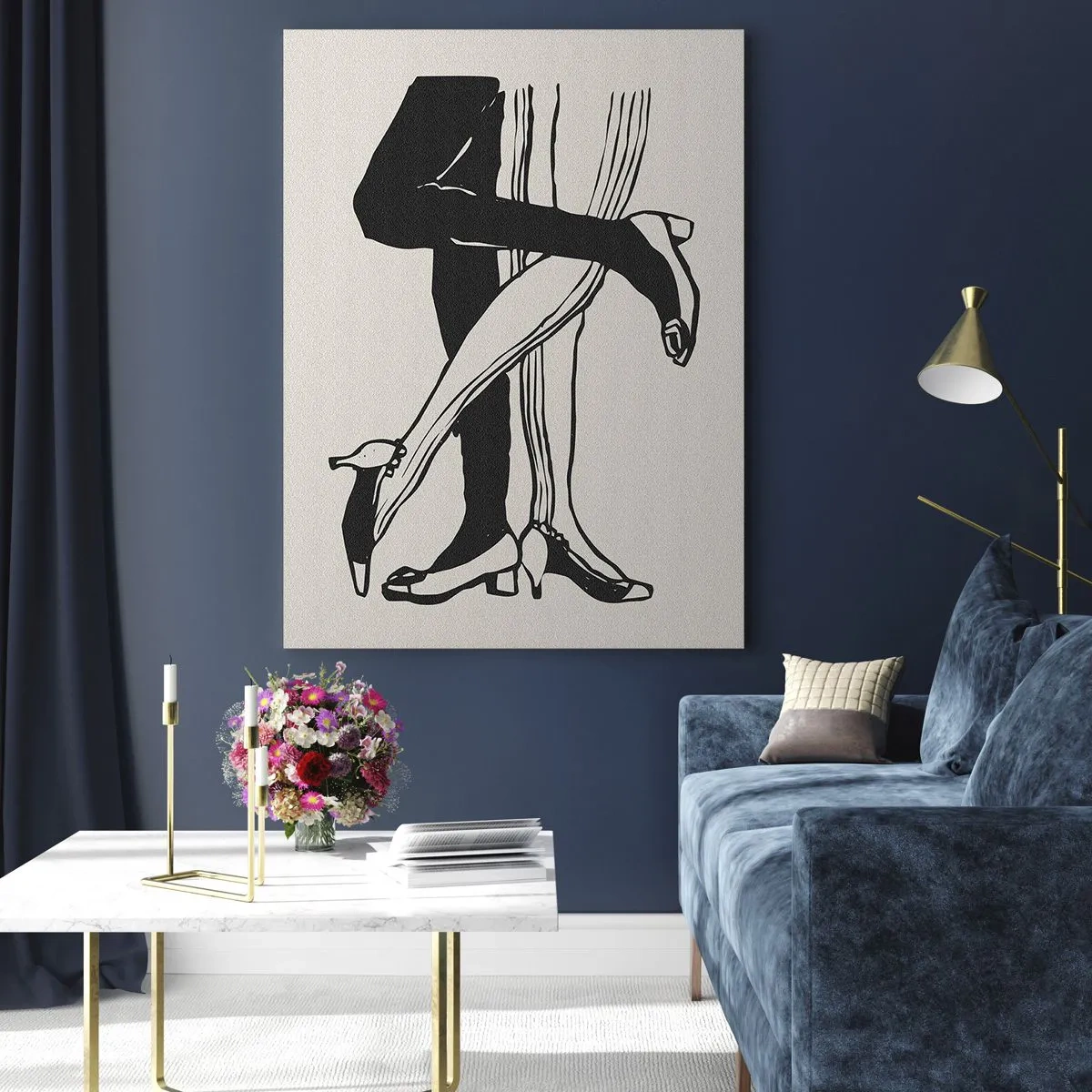 Üveg kép - Női tulajdonság - 70x100 cm