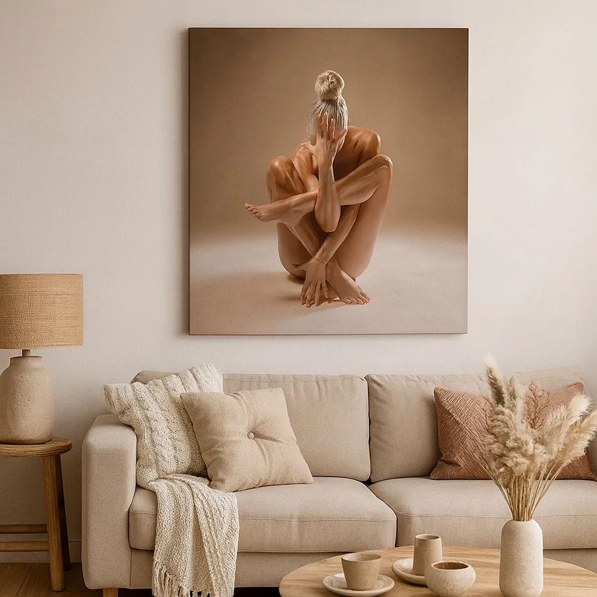 Vászonkép - A test és a lélek egysége - 30x30 cm