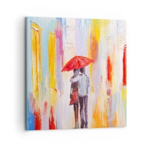 Vászonkép - Hadd essen az eső - 50x50 cm
