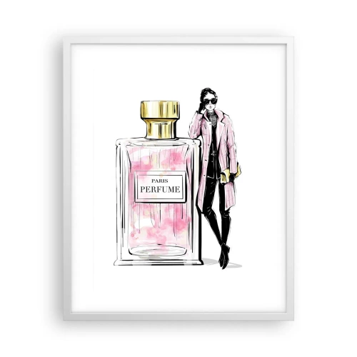 Poszter fekete keretben - Párizsi érzékiség - 40x50 cm