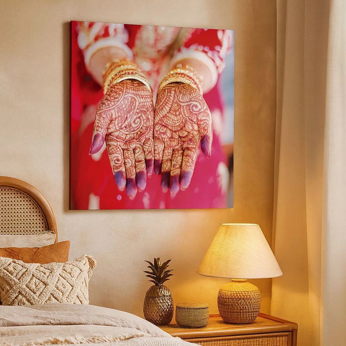 Vászonkép - Szerencsére elkészült - 30x30 cm