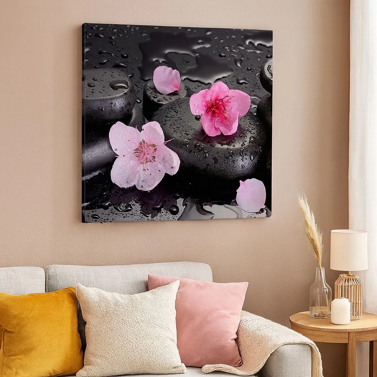 Vászonkép - És a kő leesik a szívről - 30x30 cm