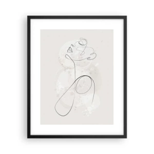 Poszter fehér keretben - A szépség spirálja - 40x50 cm