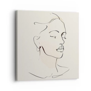 Vászonkép - Bizonyos vonallal - 30x30 cm