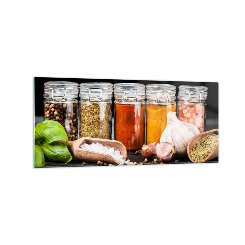 Üveg kép - Hogy az életnek legyen íze - 120x50 cm