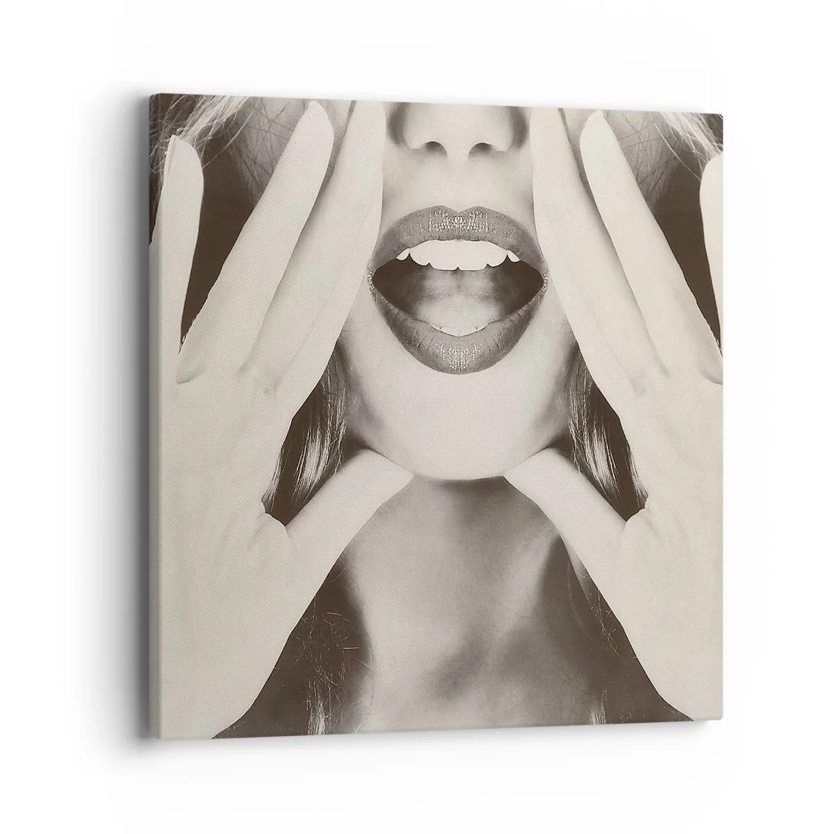 Vászonkép - Jövök már! - 40x40 cm