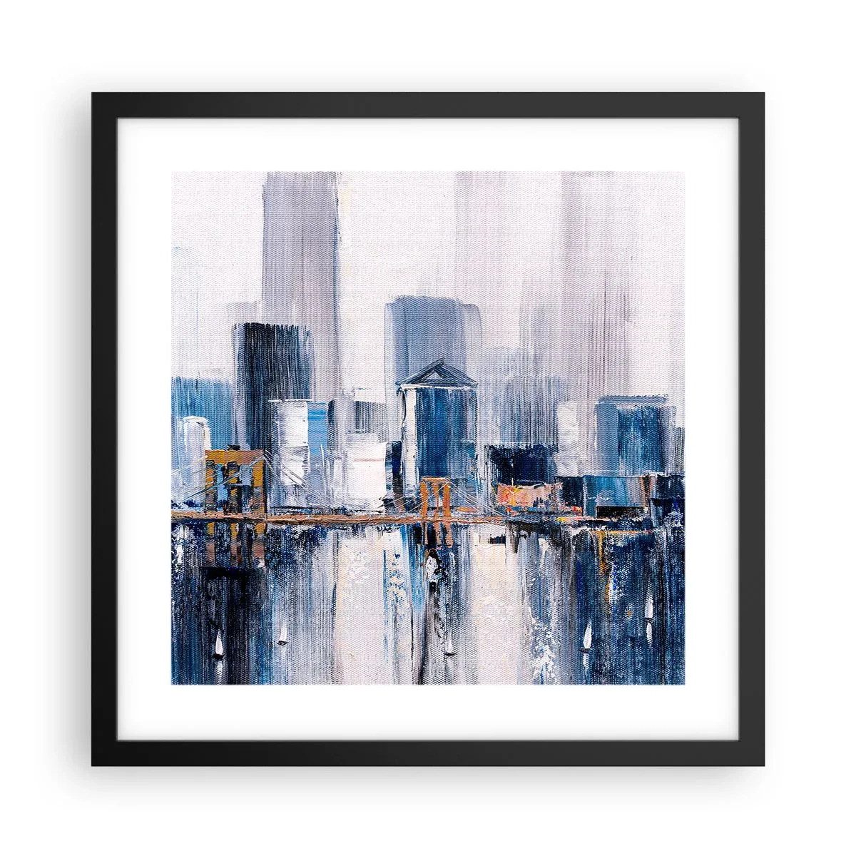 Poszter fehér keretben - New York-i benyomás - 40x40 cm
