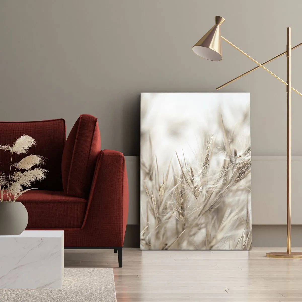 Vászonkép - Mező és szél - 50x70 cm