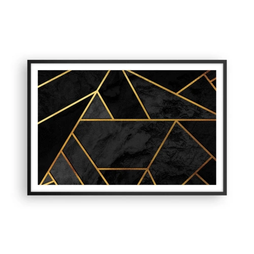 Poszter fehér keretben - Sötétség és ragyogás - 91x61 cm