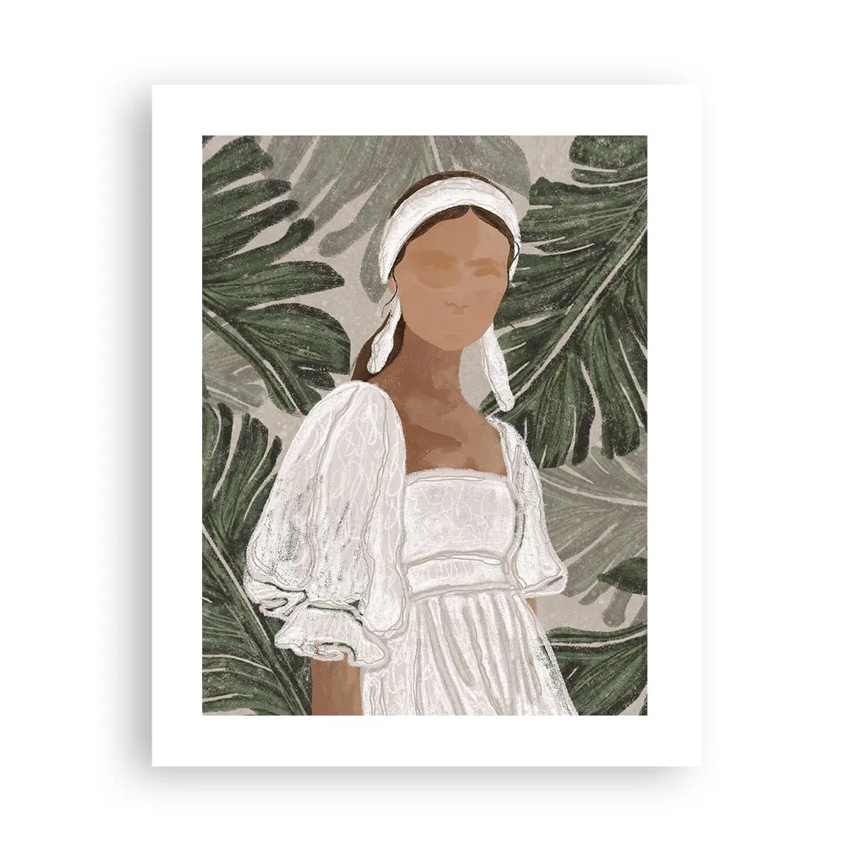 Poszter - Egzotikus portré - 40x50 cm