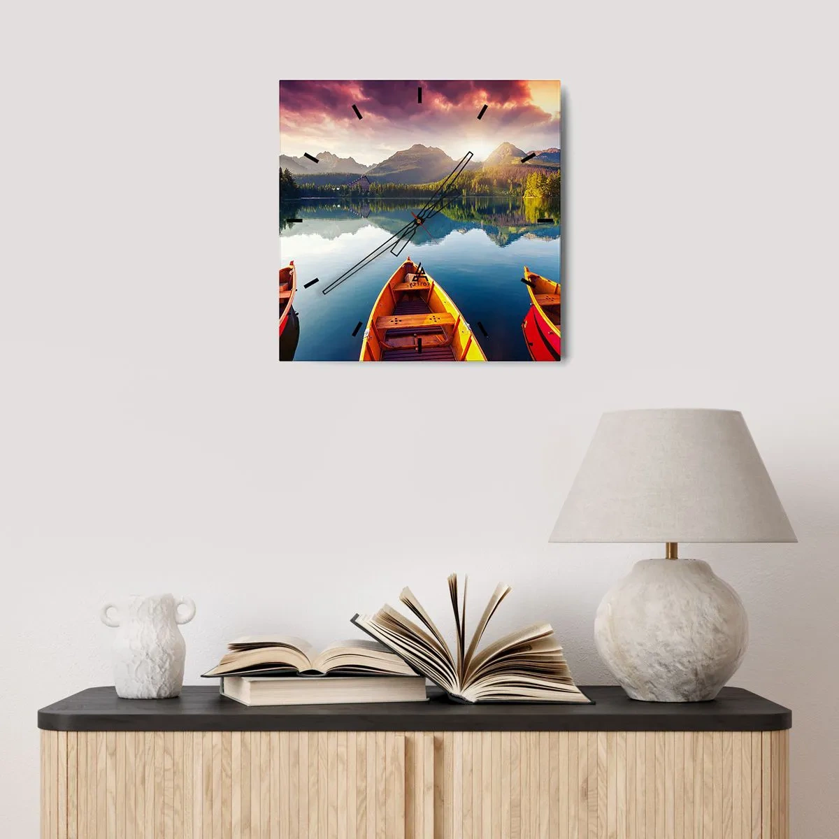 Falióra, Óra - Semmi a természet ellen - 40x40 cm