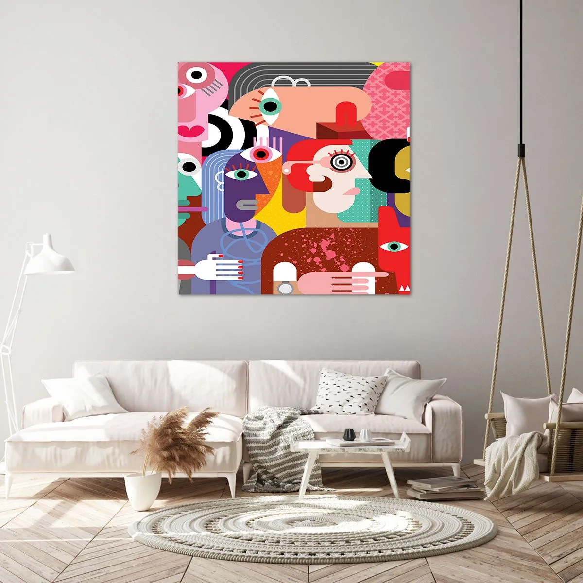 Vászonkép - Picassó úrtól vagyunk - 60x60 cm