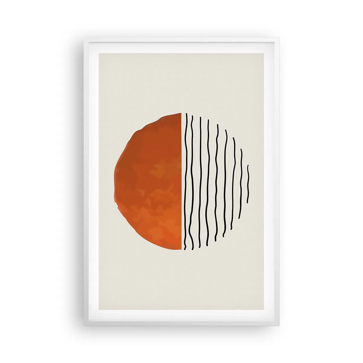 Poszter fekete keretben - Japán hangulatban - 61x91 cm