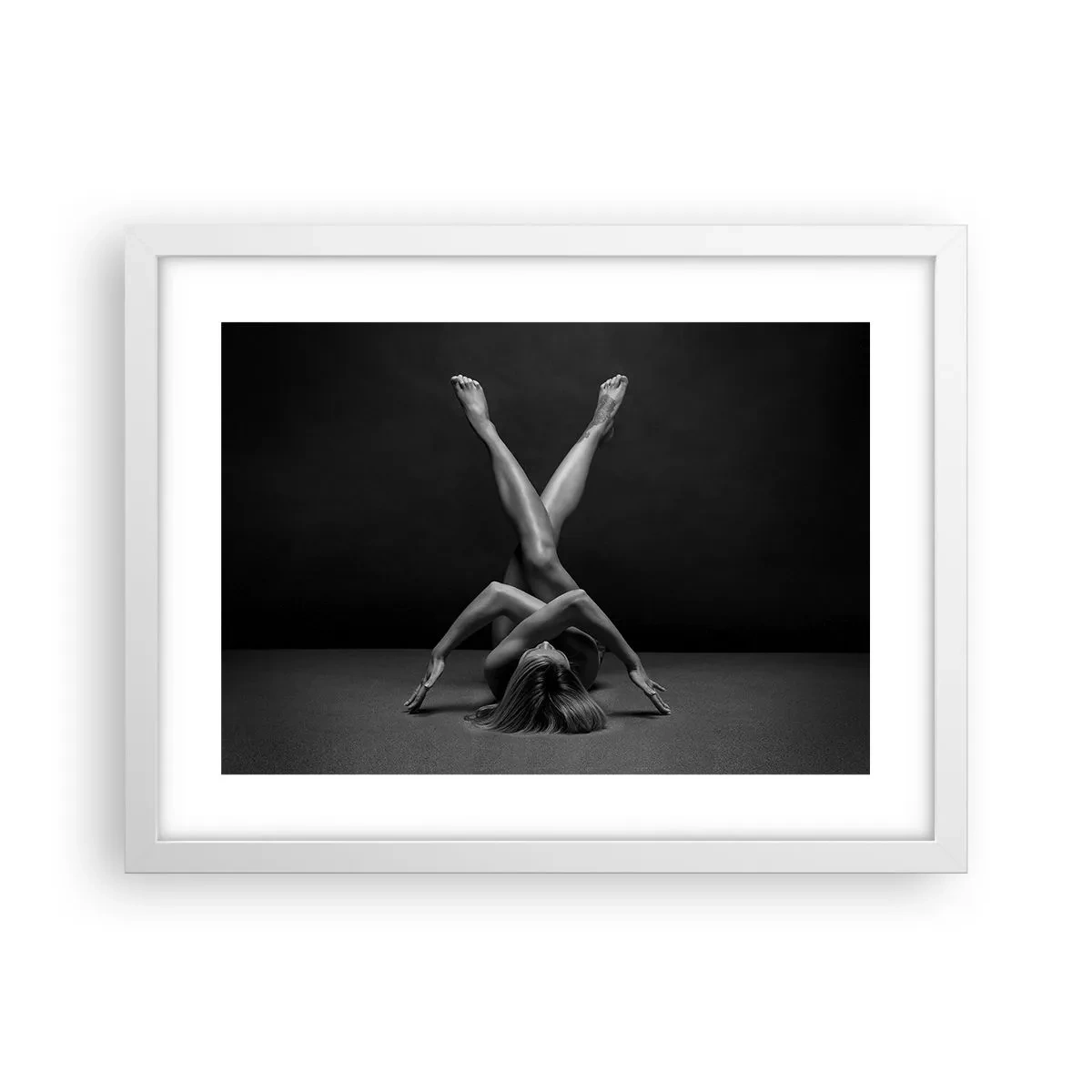 Poszter fekete keretben - A meztelenség geometriája - 40x30 cm