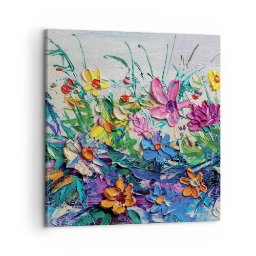 Vászonkép - Egyáltalán nem csendélet - 50x50 cm