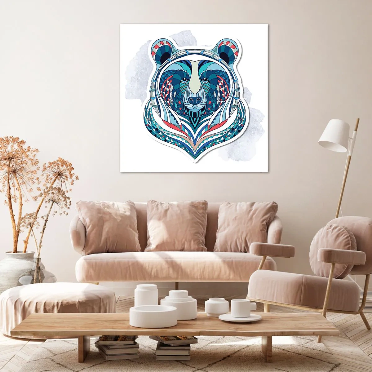 Vászonkép - Eviva Grenlandia! - 70x70 cm