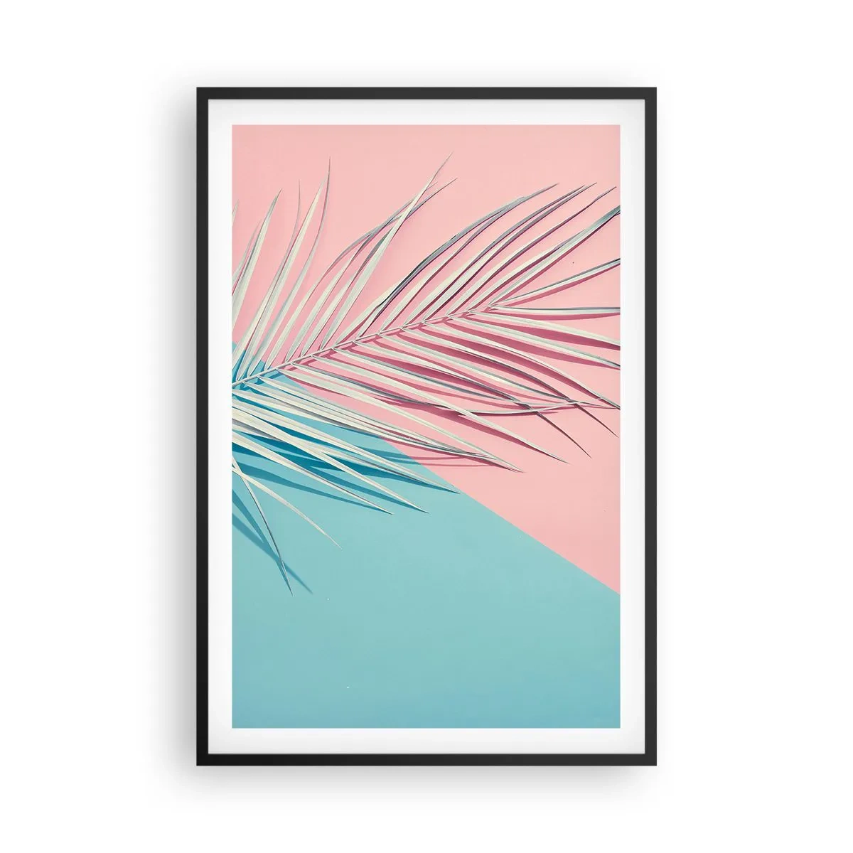 Poszter fehér keretben - Trópusi impresszió - 61x91 cm