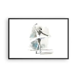 Poszter fehér keretben - Hattyúvá varázsolva - 91x61 cm