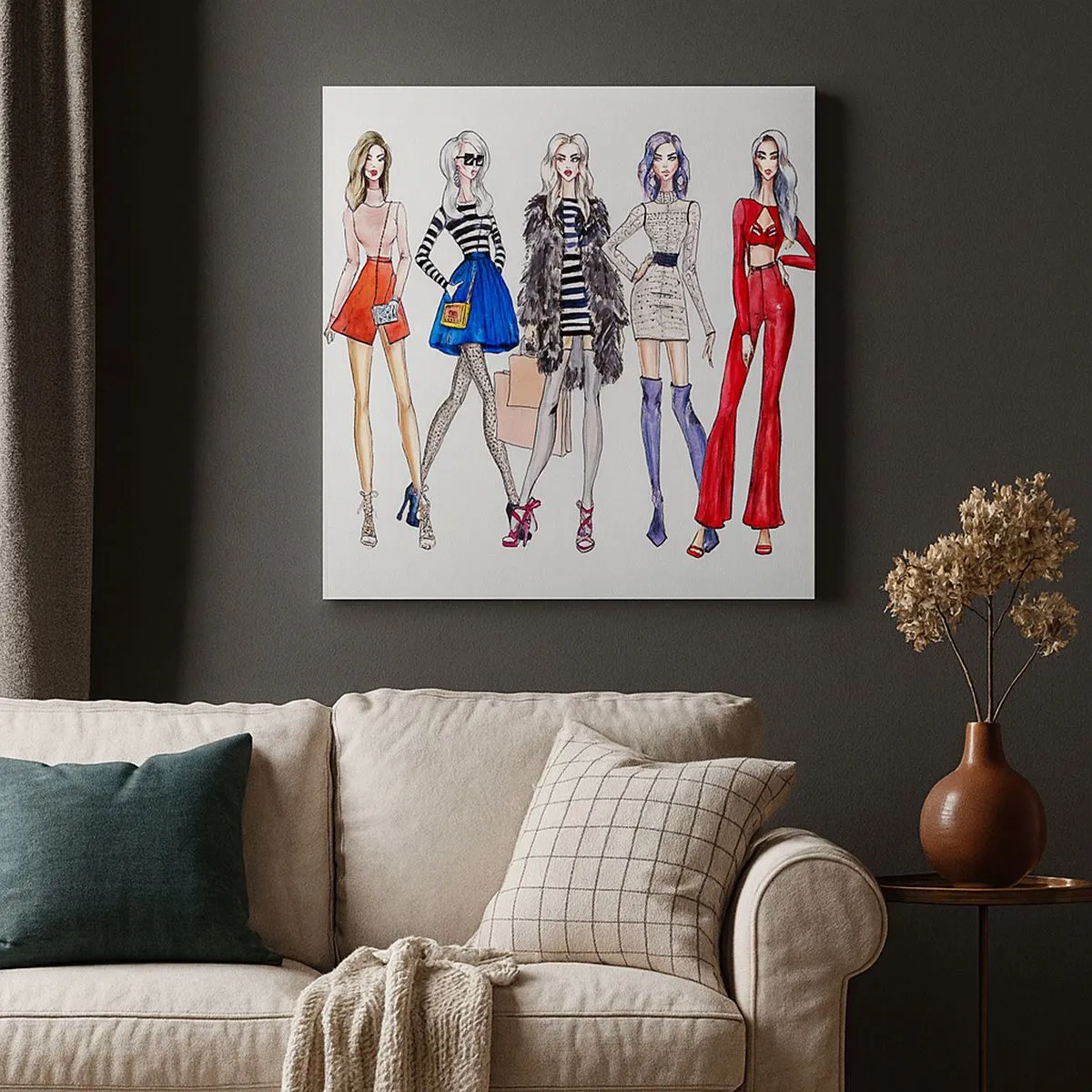 Vászonkép - Every week Fashion Week - 30x30 cm