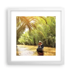 Poszter fekete keretben - A pálma kanyonban - 30x30 cm