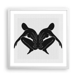 Poszter fekete keretben - Egy közös lélek - 50x50 cm