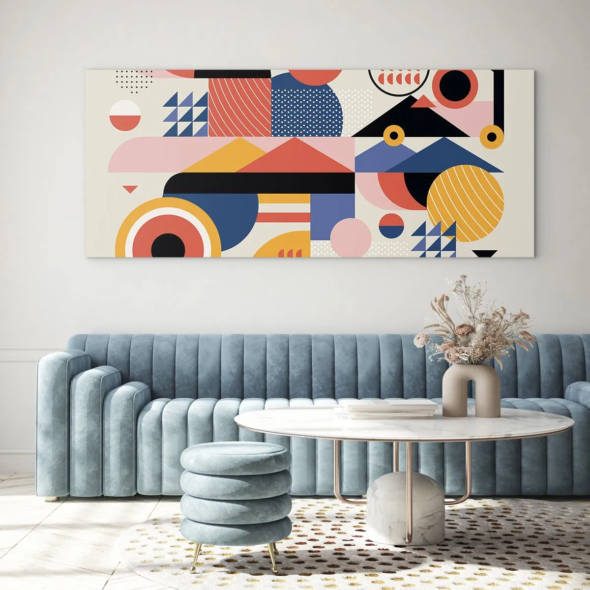 Üveg kép - Összetétel: játszadozzunk - 90x30 cm