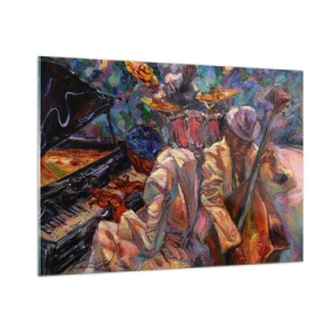 Üveg kép - Egy ritmusban - 100x70 cm