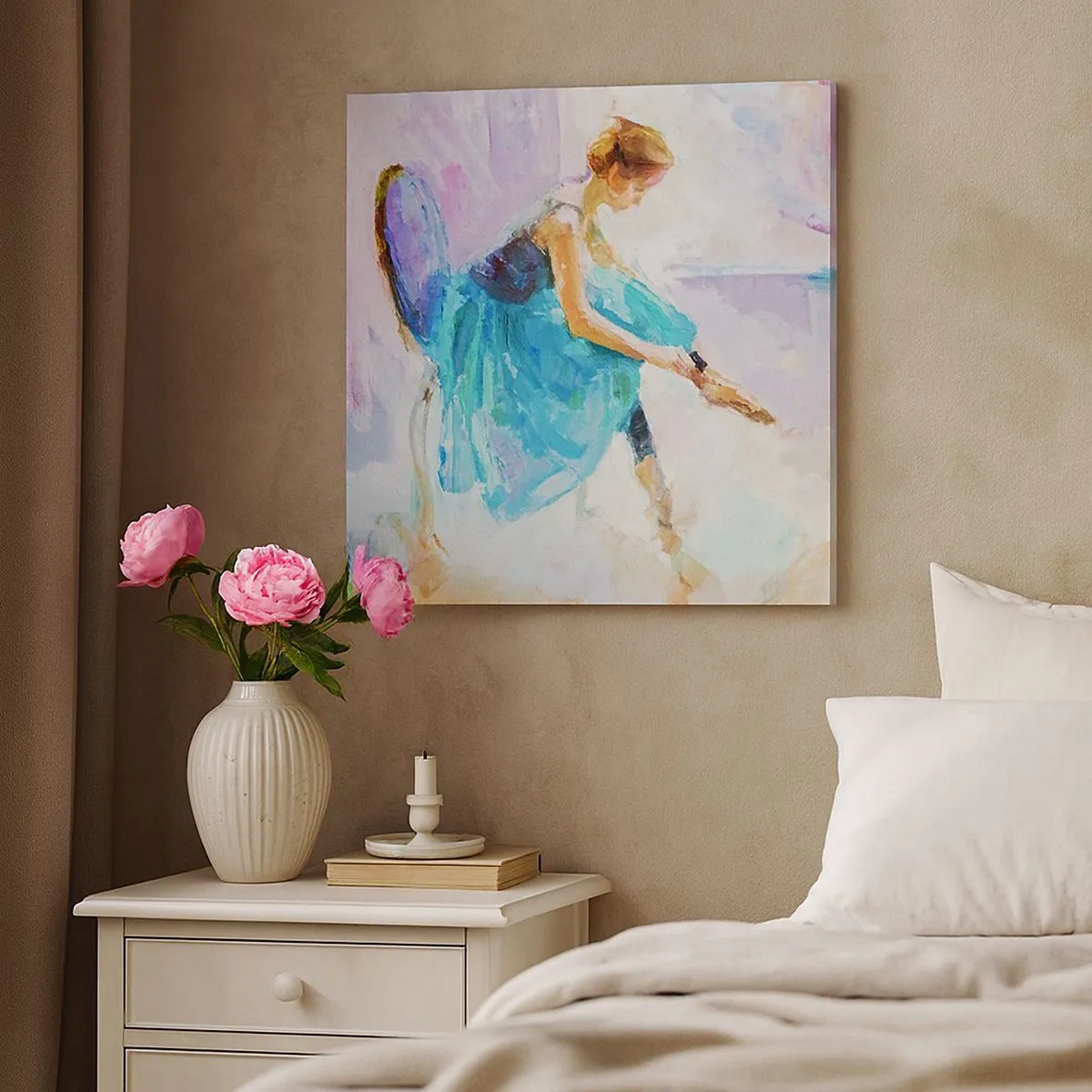 Vászonkép - Kimondhatatlan kecsesség, finom báj - 30x30 cm