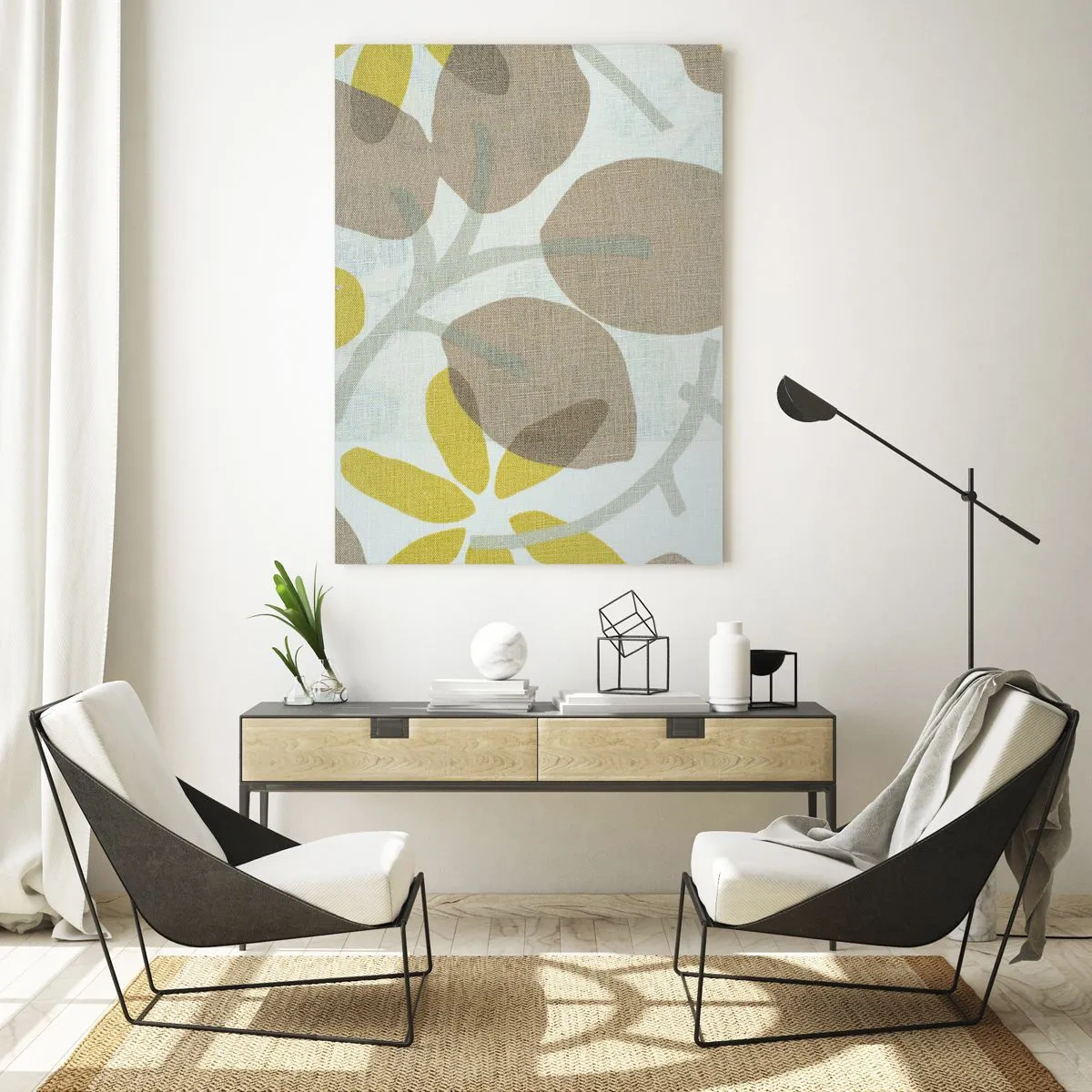 Üveg kép - Kompozíció a napsütésben - 70x100 cm