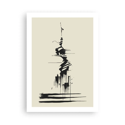 Poszter - Sietős absztrakció - 50x70 cm