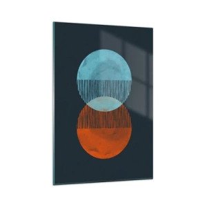 Üveg kép - Csillagászati fantázia - 80x120 cm