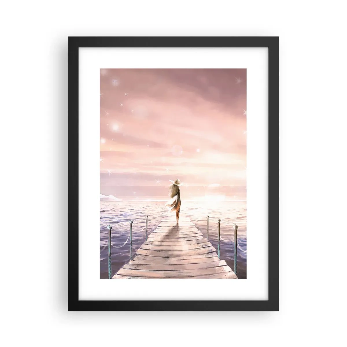 Poszter fehér keretben - Egy álom fényében - 30x40 cm