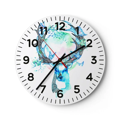 Falióra, Óra - A természet ereje és gyengédsége - 40x40 cm