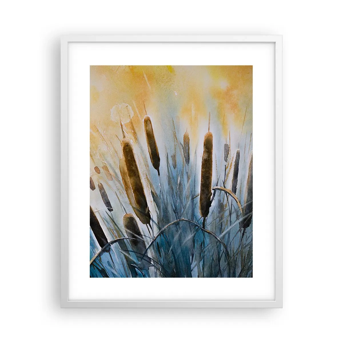 Poszter fekete keretben - A víz hűvössége, a nap melege - 40x50 cm