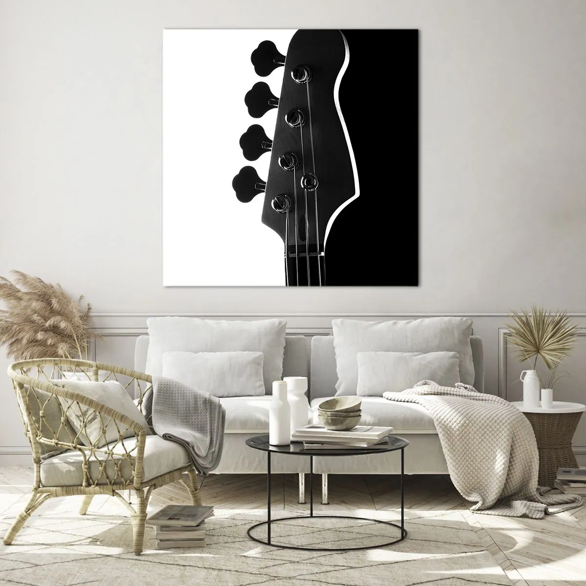 Üveg kép - Sziklacsend - 30x30 cm