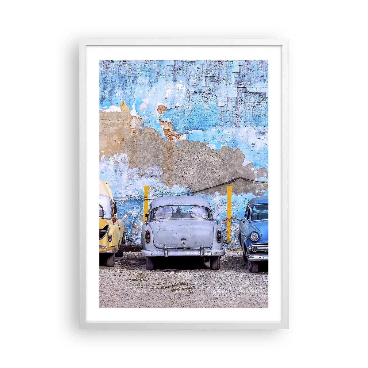 Poszter fekete keretben - Veteránok találkozása - 50x70 cm