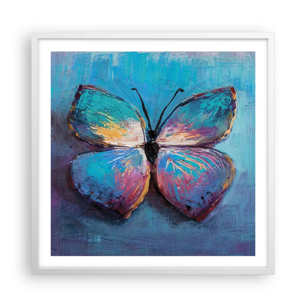 Poszter fekete keretben - Teljes pompájában - 60x60 cm