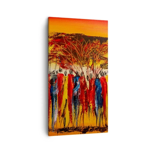 Vászonkép - Oda, oda, oda oda mennek - 45x80 cm