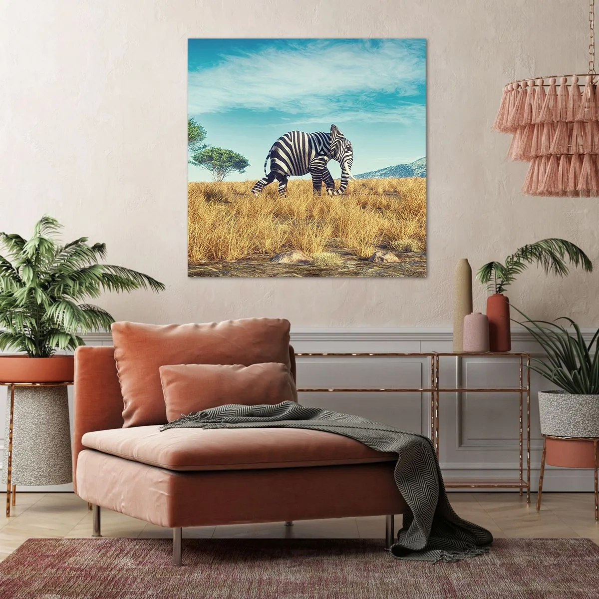 Vászonkép - A szürke már nem menő - 70x70 cm