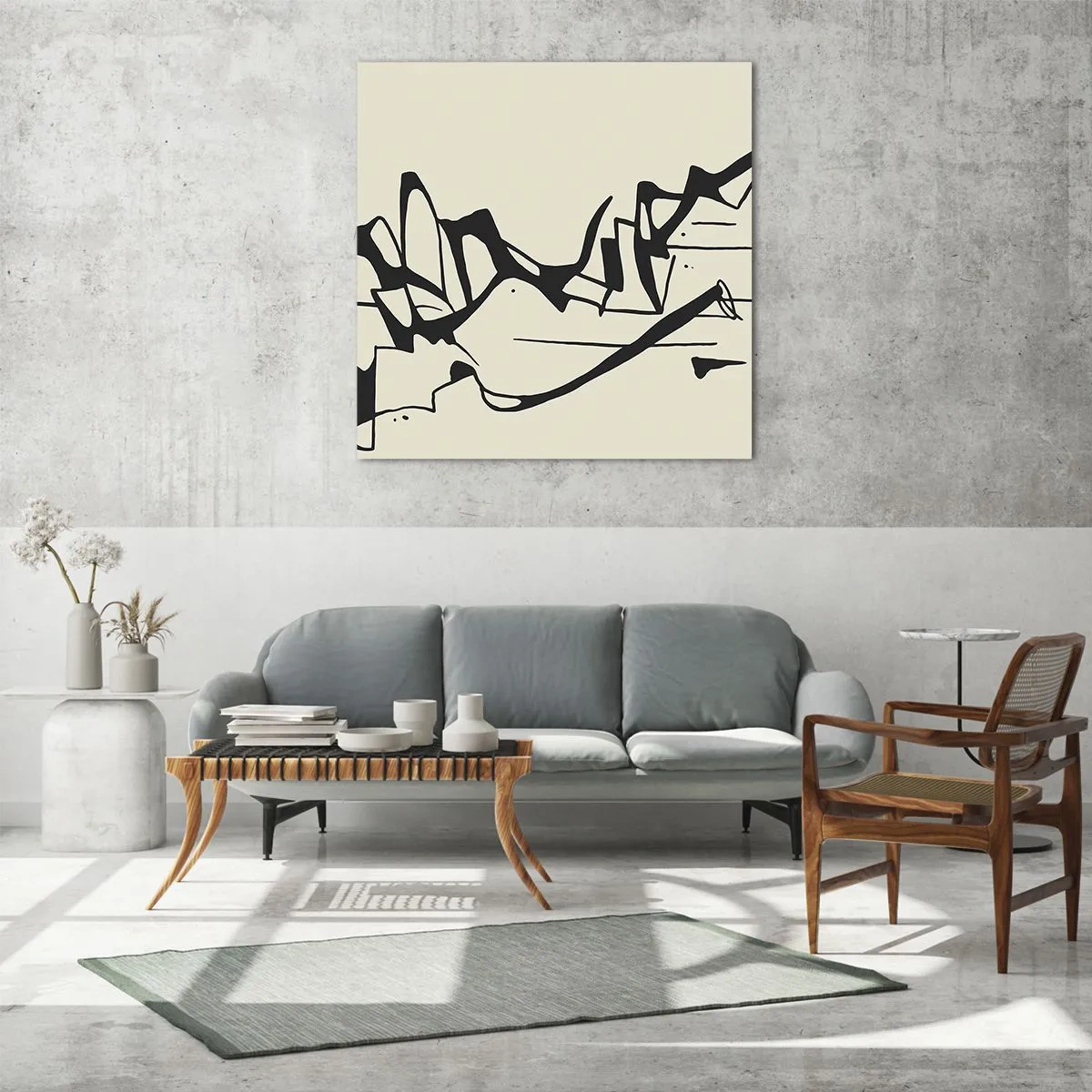 Üveg kép - Lehet egy táj - 60x60 cm