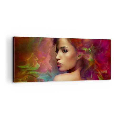 Vászonkép - Szebb, mint a szivárvány, olyan gyengéd, mint a köd - 100x40 cm