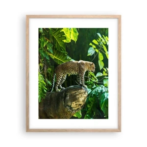 Poszter világos tölgy keretben - A vadászatra? - 40x50 cm