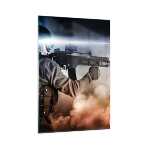 Üveg kép - Egyszerűen egy hős - 80x120 cm