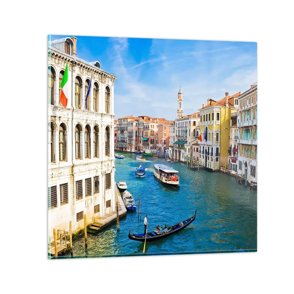 Üveg kép - Az egyetlen forgalom a világon - 40x40 cm