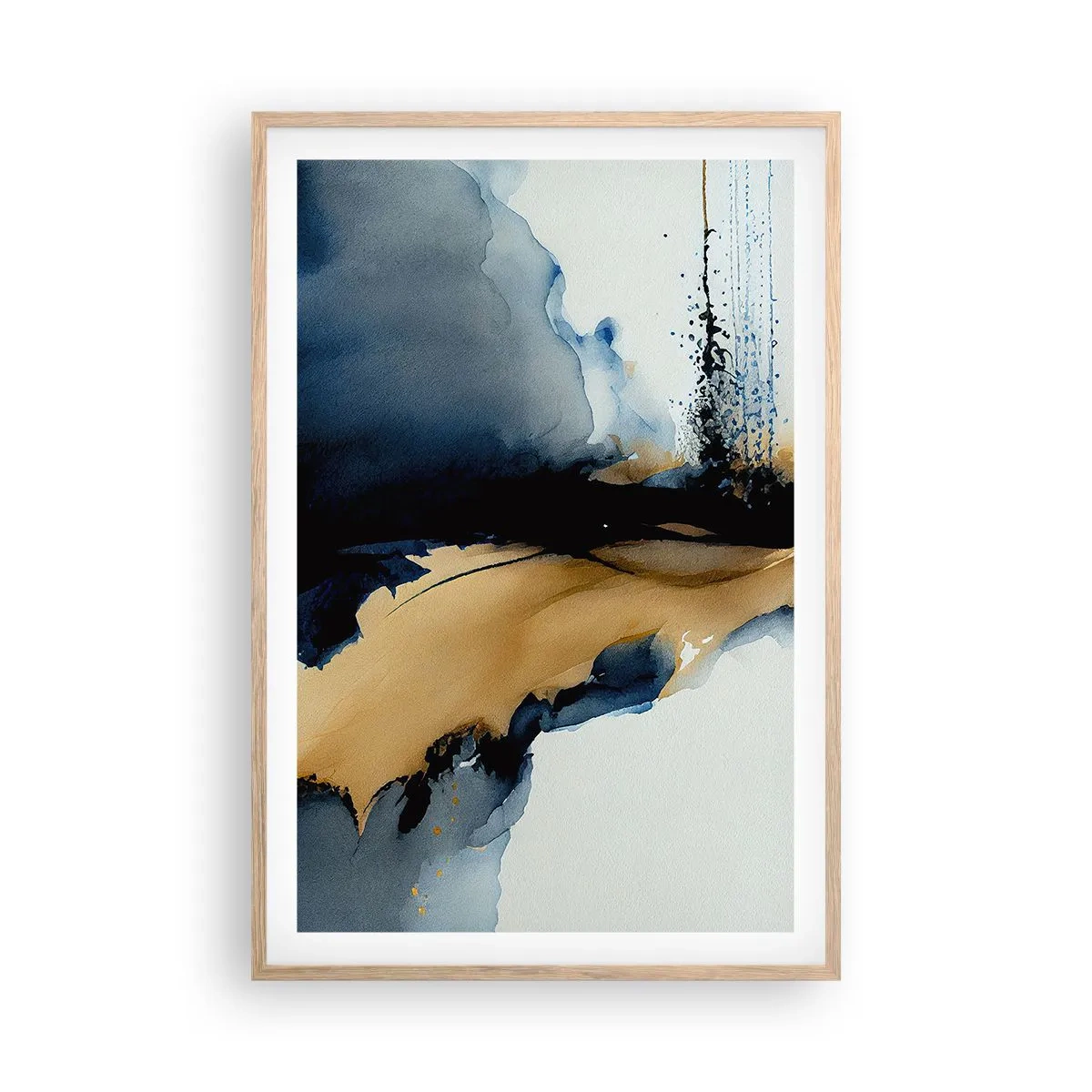 Poszter világos tölgy keretben - A fátyol mögött - 61x91 cm