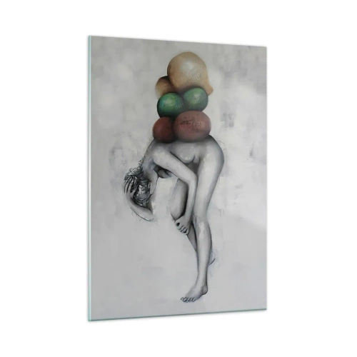 Üveg kép - Az élet nehézségei - 50x70 cm