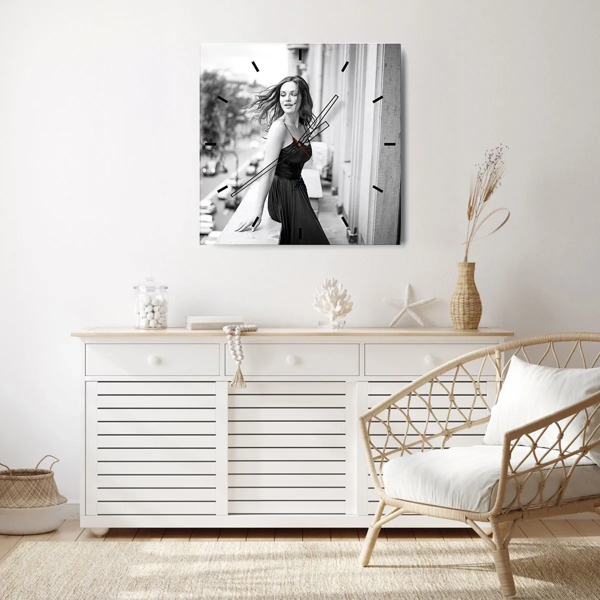 Falióra, Óra - Biztosan párizsi - 40x40 cm