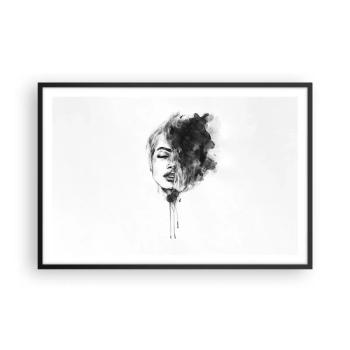 Poszter fehér keretben - Miről álmodozik egy lány - 91x61 cm