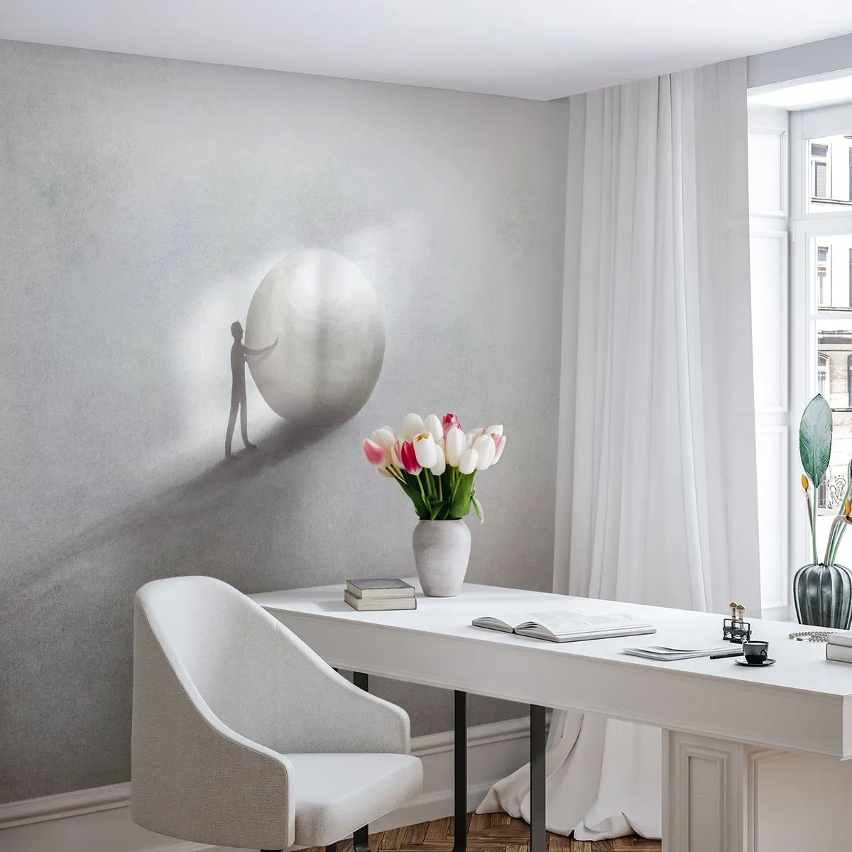 Fotótapéta Premium Sand - Az élet játéka - Absztrakció, Darab, Férfi - 350x256 cm