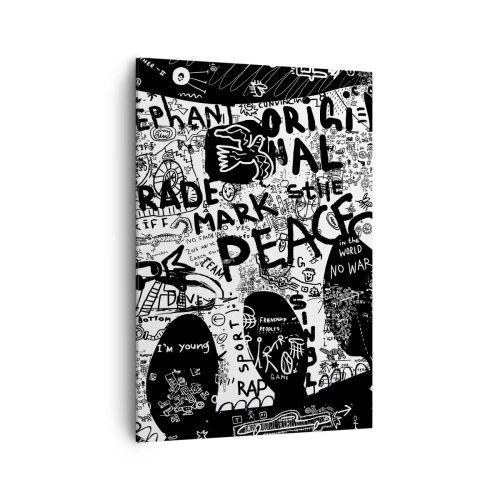 Vászonkép - Gazdag utcavilág - 70x100 cm